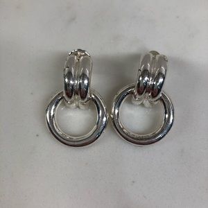 Silver earrings